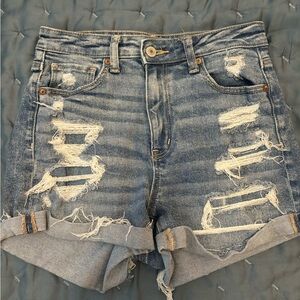 American Eagle High Waisted Jean Shorts